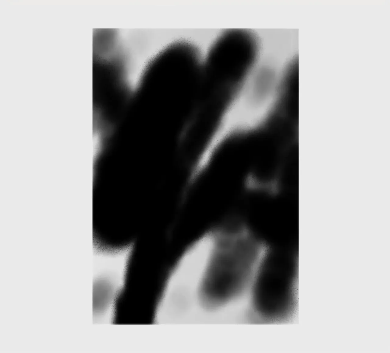 Hazy Black & White Abstraction notebook by Studio B