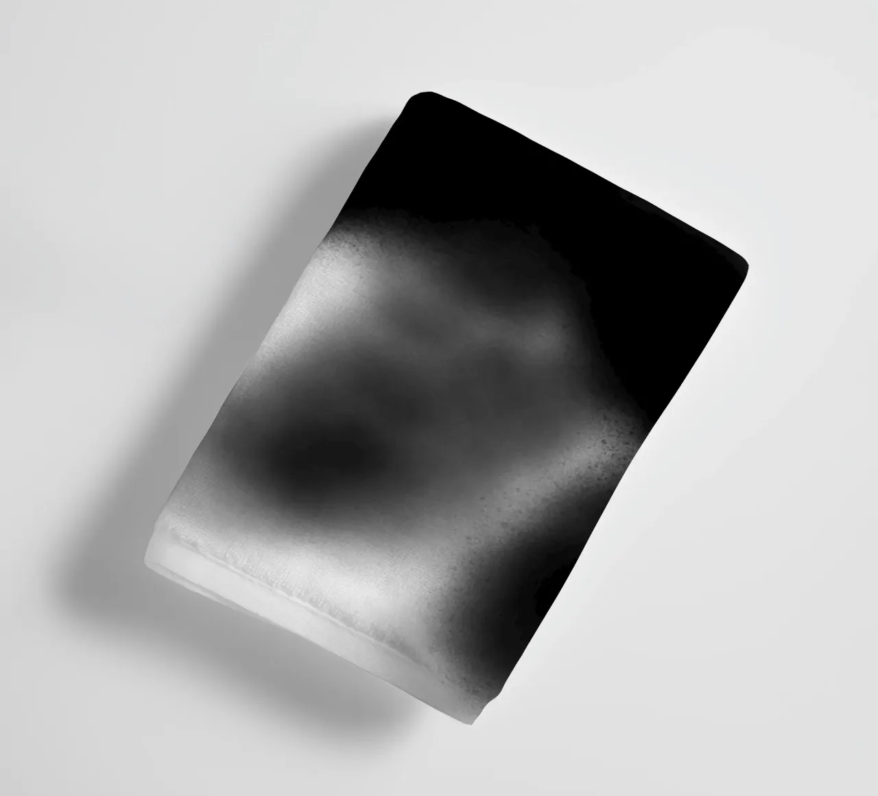 Hazy Black & White Abstraction towel by Studio B
