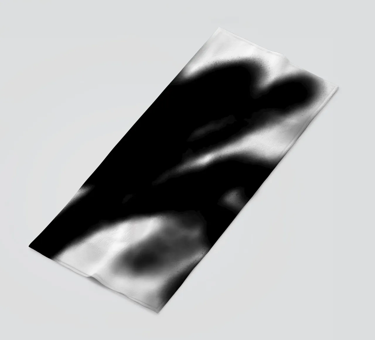 Astrazione in bianco e nero telo mare da Studio B