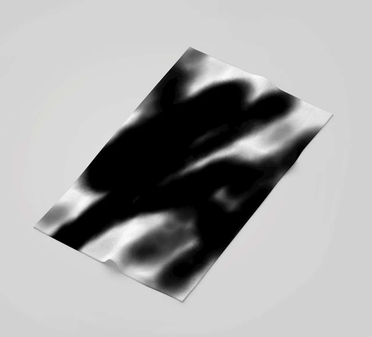Astrazione in bianco e nero telo mare da Studio B