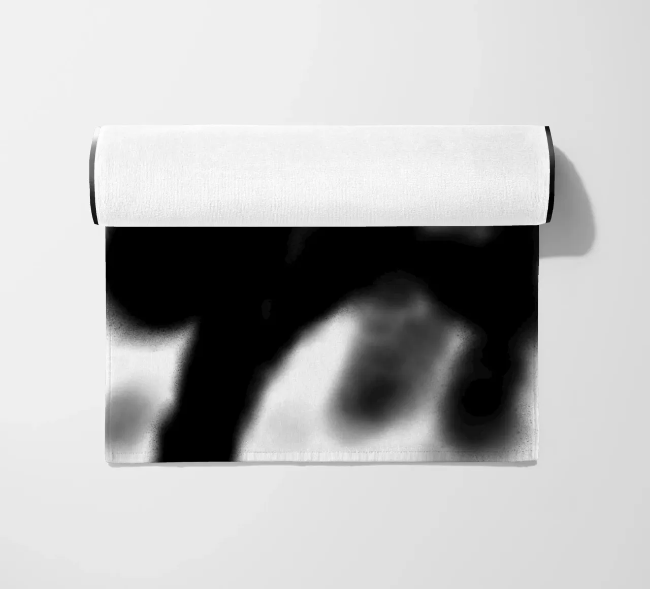 Astrazione in bianco e nero telo mare da Studio B