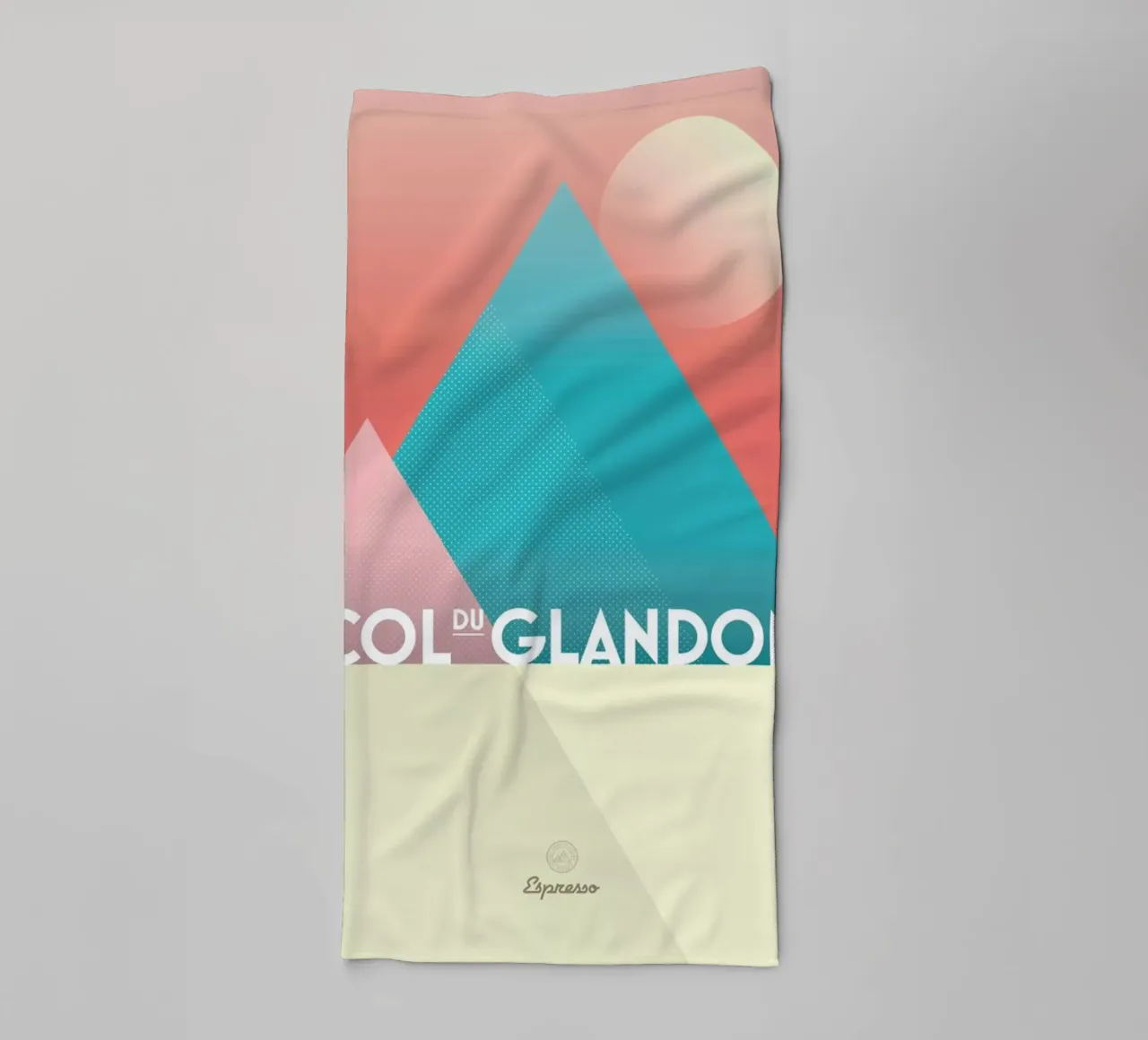Col du Glandon II asciugamano da bagno da Benjamin Andresen