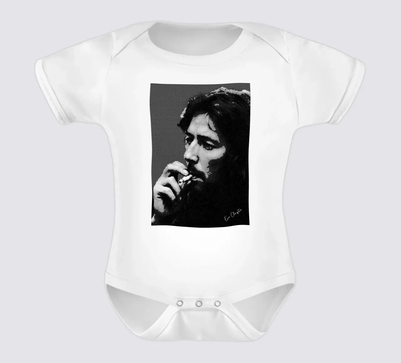 Die Kunst des Clapton Kurzarm Babybody von neonartroom