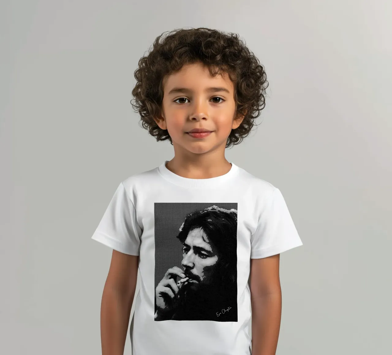 Art of Clapton kids t-shirt by neonartroom