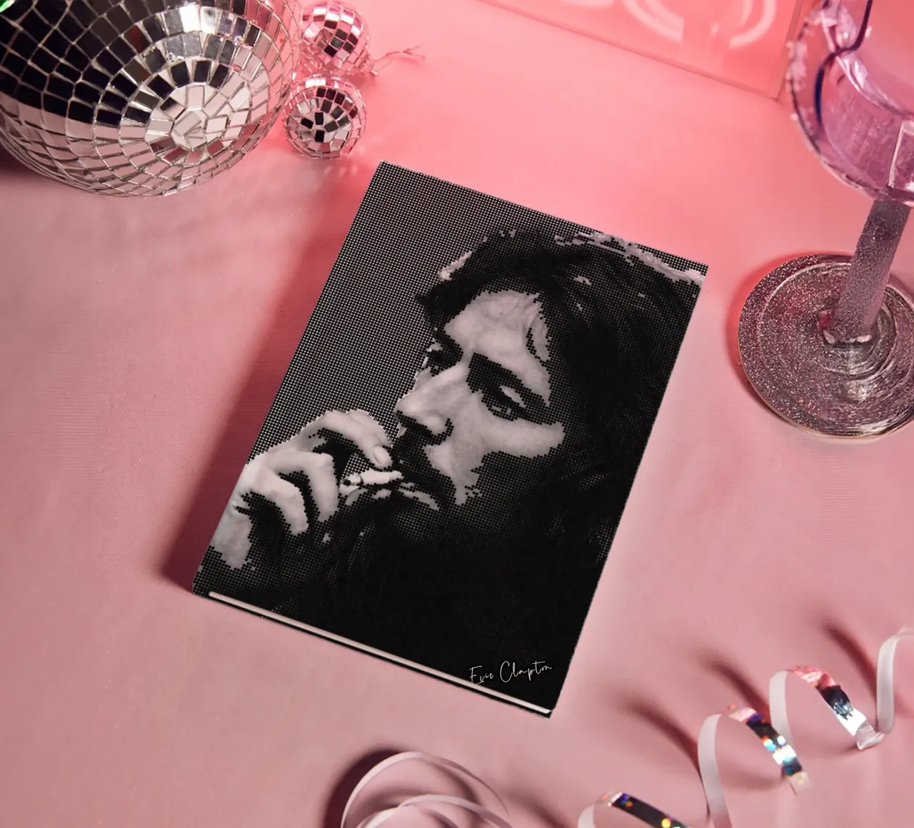 Art of Clapton notebook by neonartroom