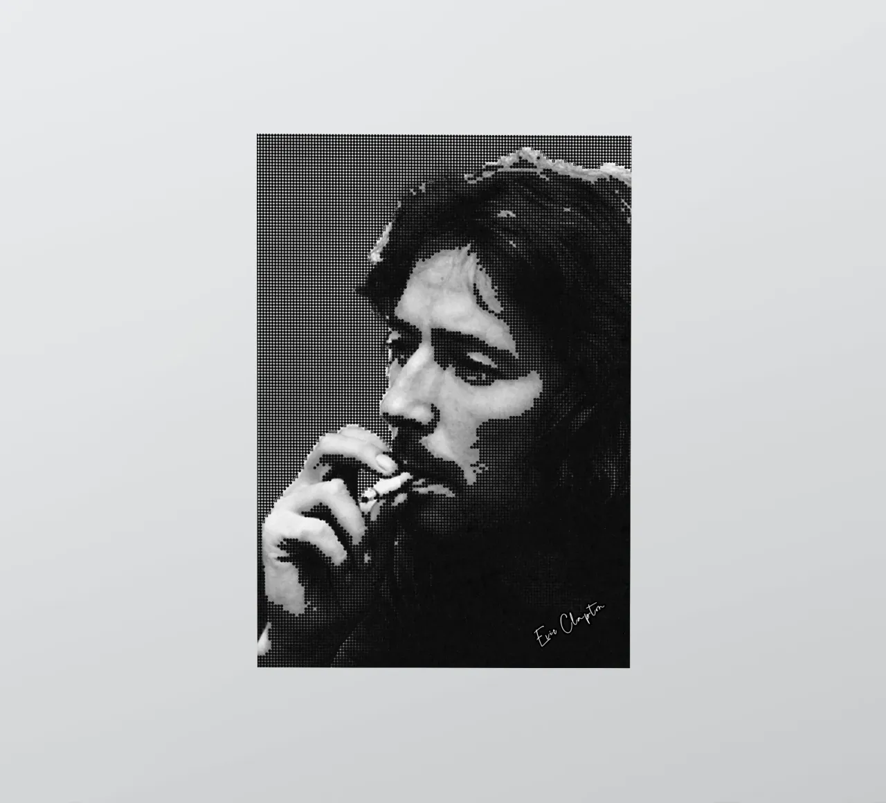 Art of Clapton sticker by neonartroom
