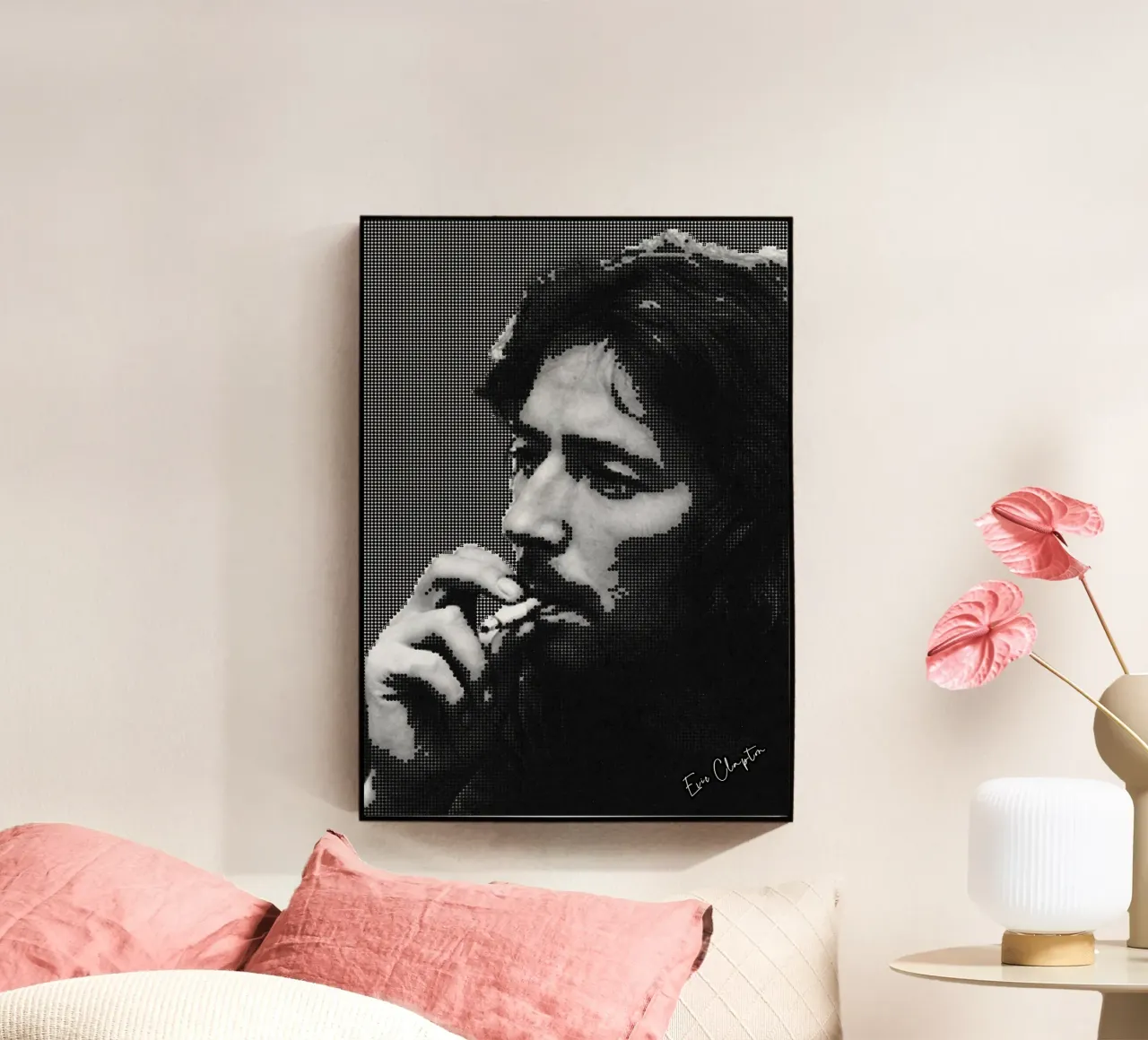 Arte di Clapton plexiglass da neonartroom
