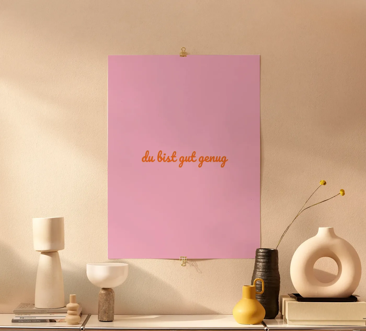 du bist gut genug Poster von by Bea Design