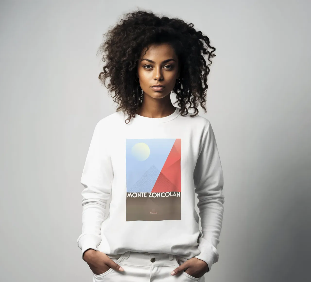 Monte Zoncolan II sweatshirt by Benjamin Andresen
