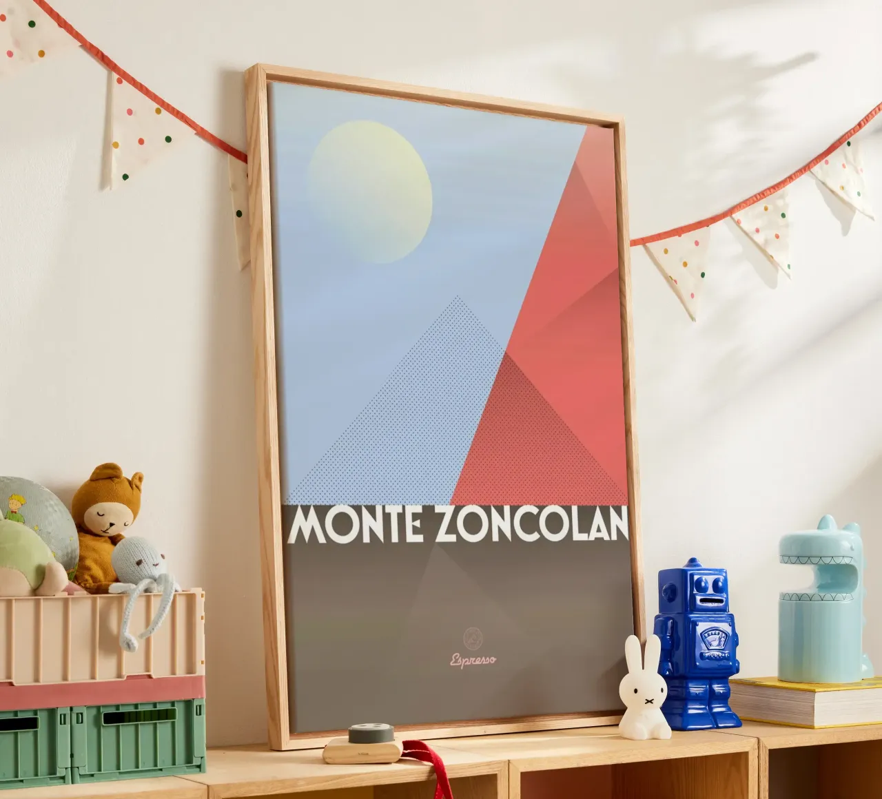 Monte Zoncolan  II tela con Cornice a cassetta da Benjamin Andresen