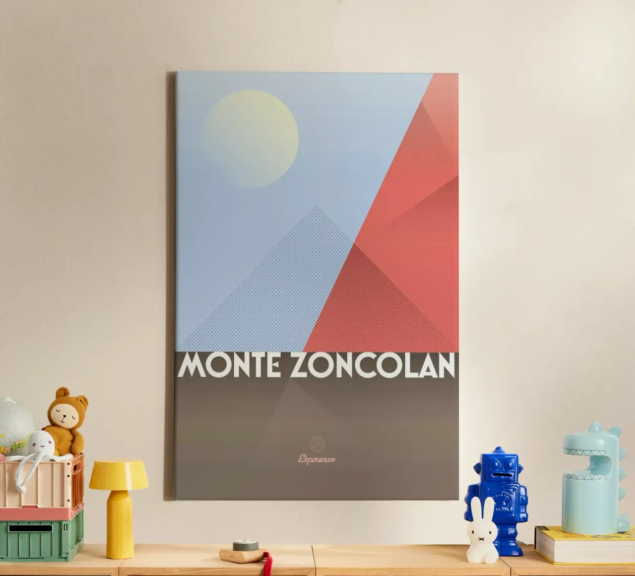 Monte Zoncolan  II tela con Cornice a cassetta da Benjamin Andresen