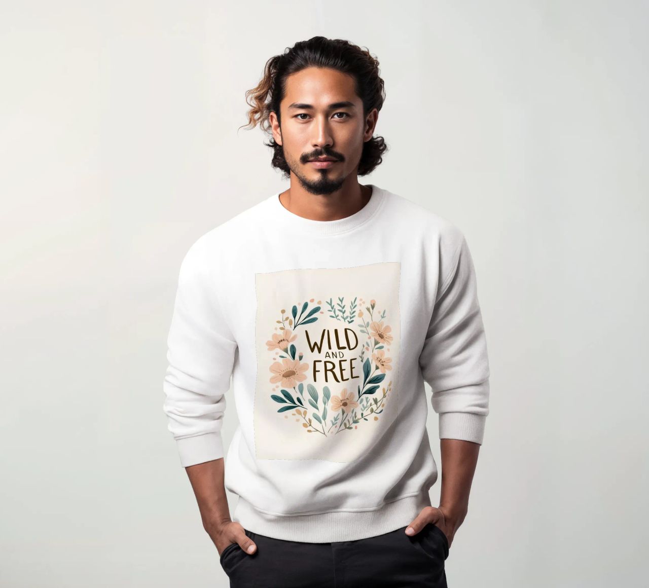 Wild And Free (Version 1) felpa da treechild