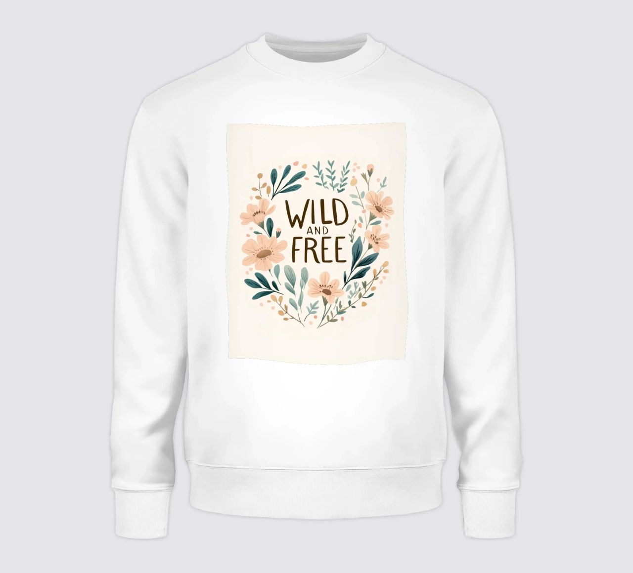 Wild And Free (Version 1) felpa da treechild