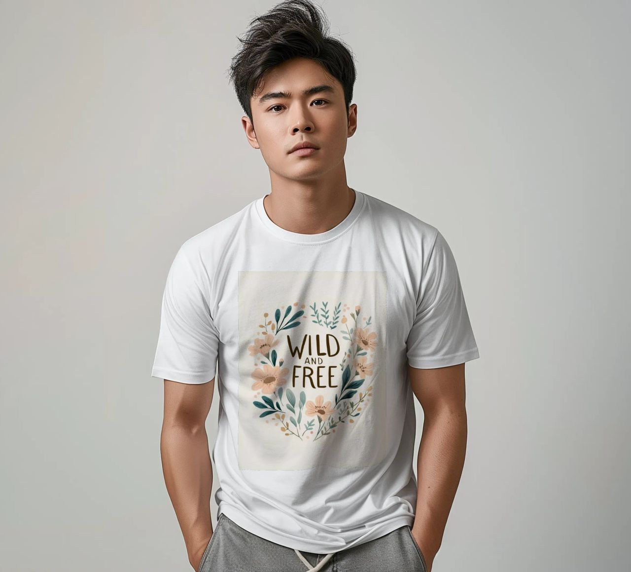 Wild And Free (Version 1) t-shirt da treechild