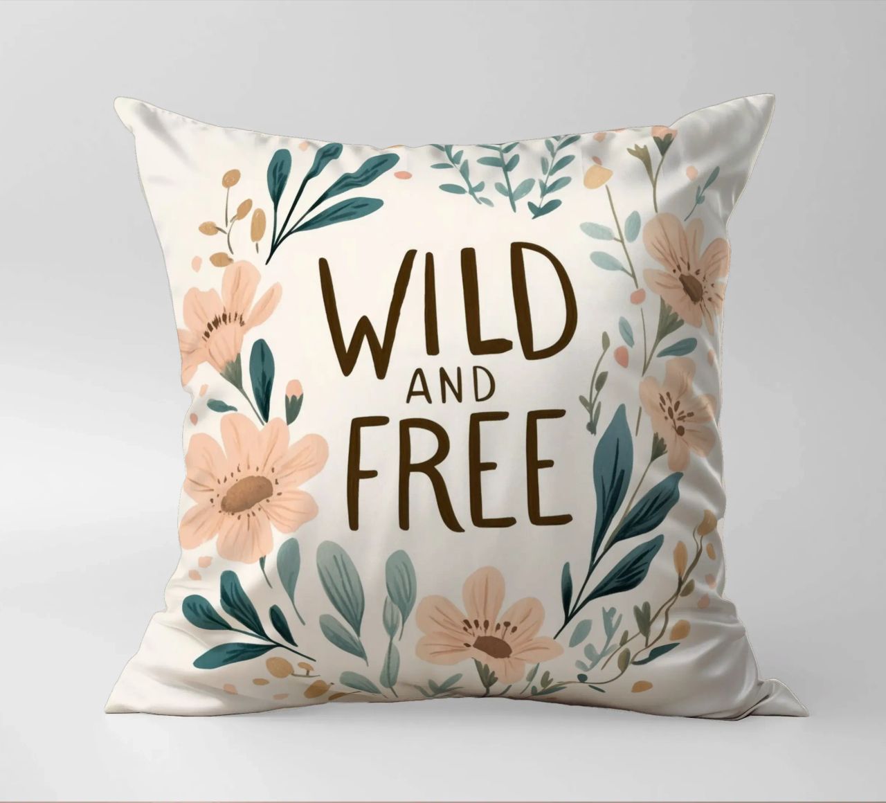 Wild And Free (Version 1) cuscino da treechild