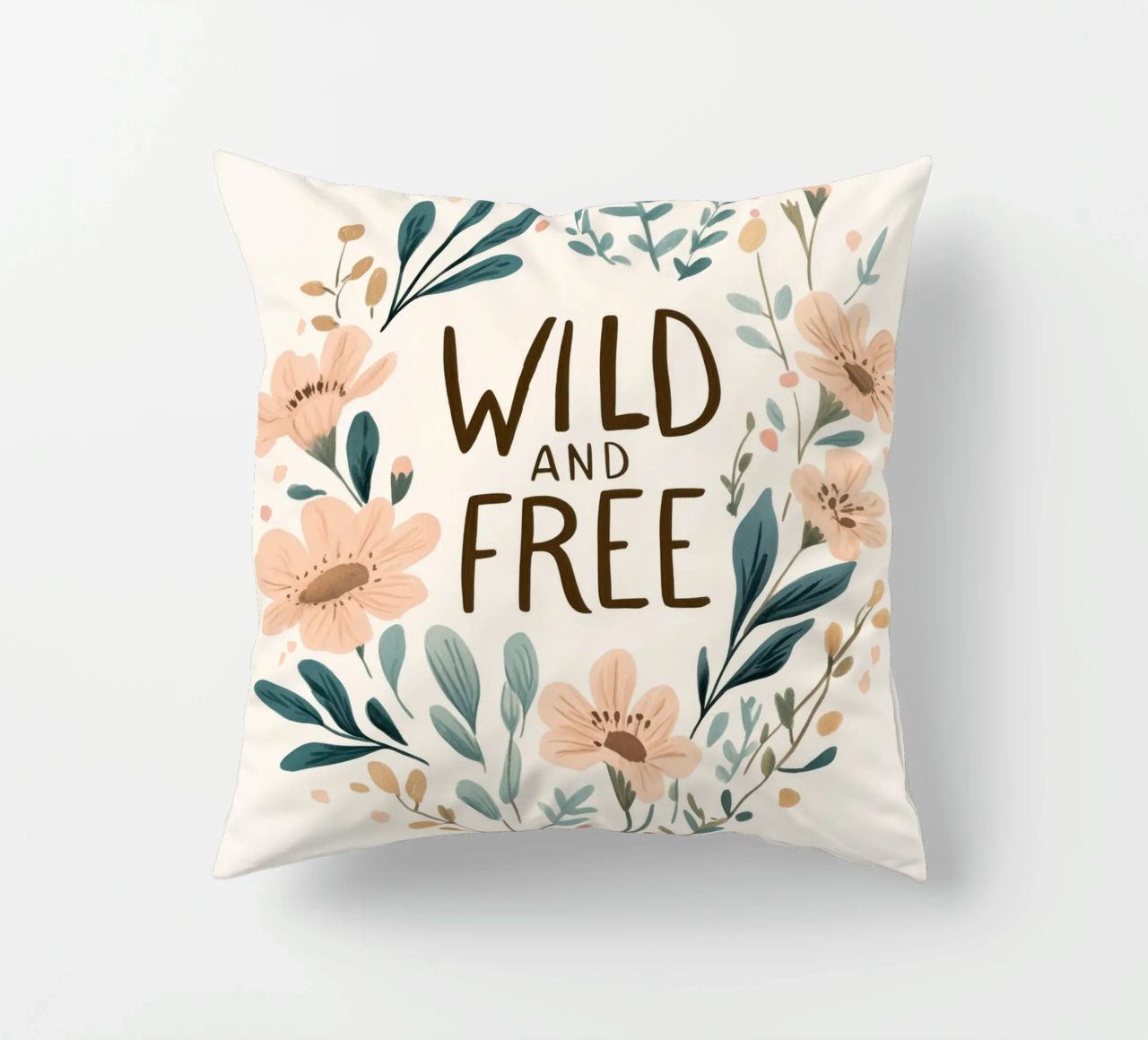 Wild And Free (Version 1) cuscino da treechild