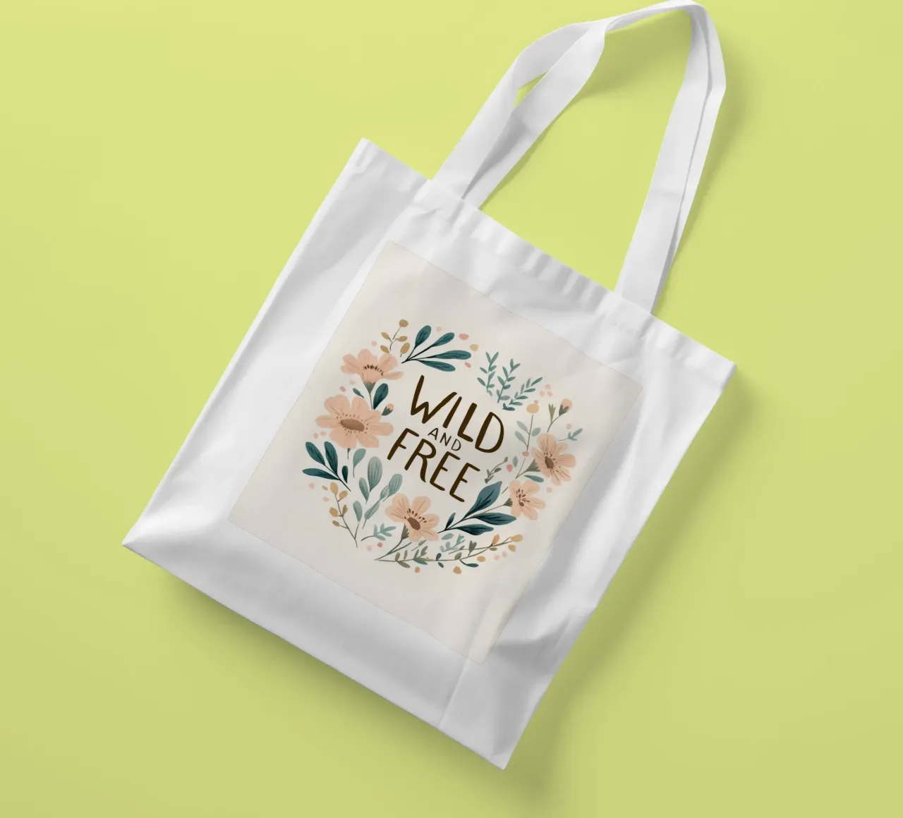 Wild And Free (Version 1) borsa in juta da treechild