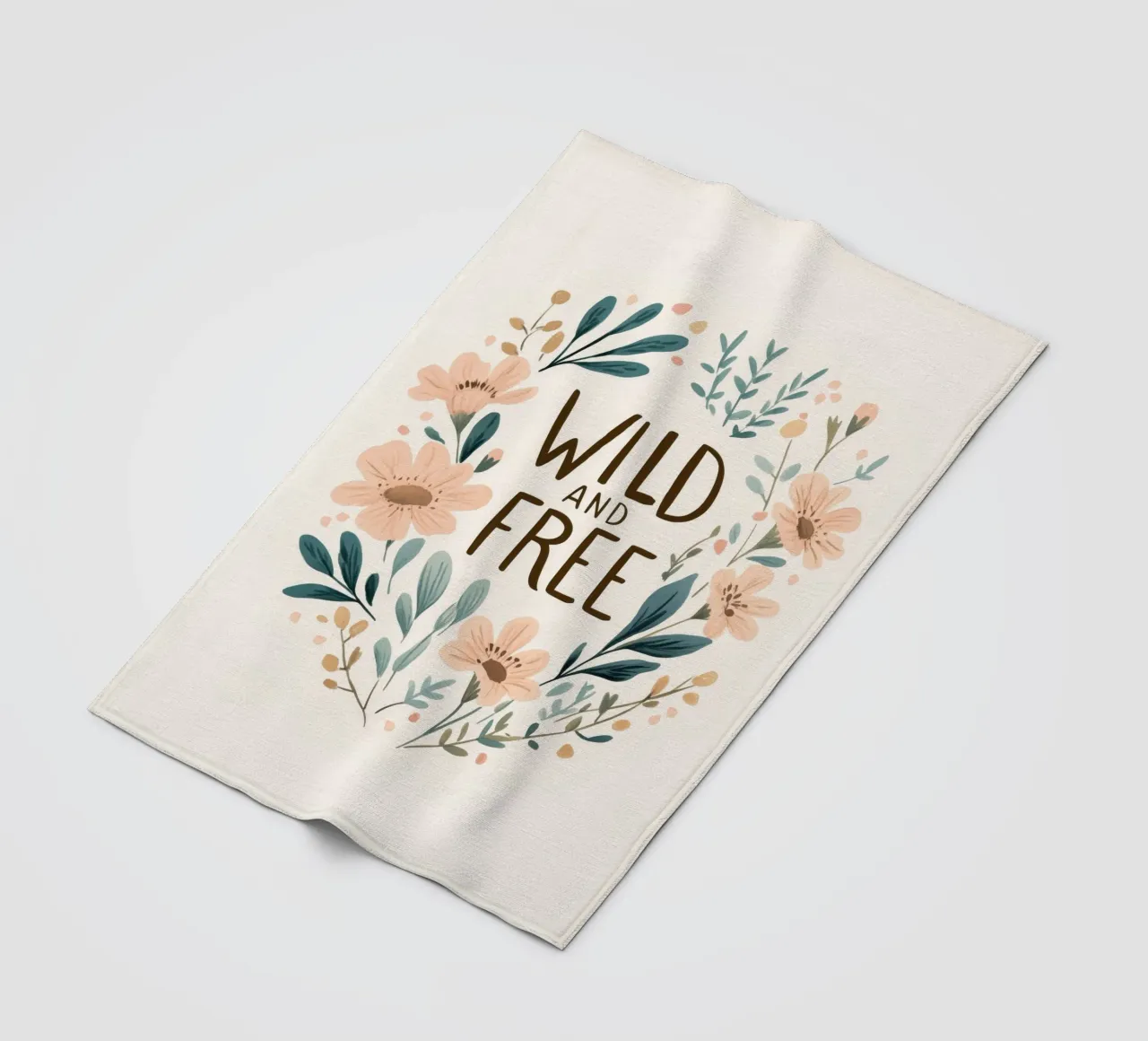 Wild And Free (Version 1) coperta in pile da treechild