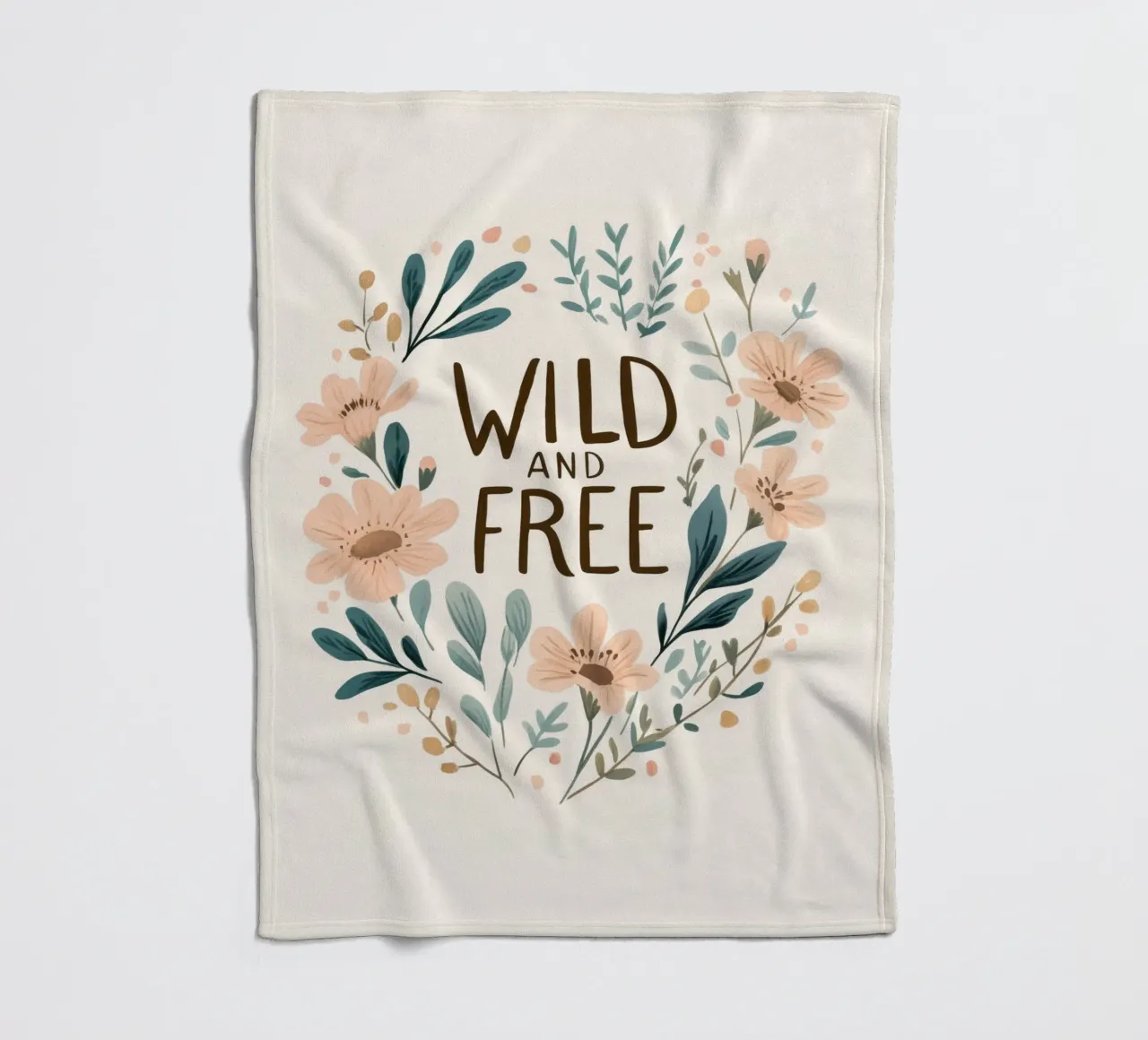 Wild And Free (Version 1) coperta in pile da treechild