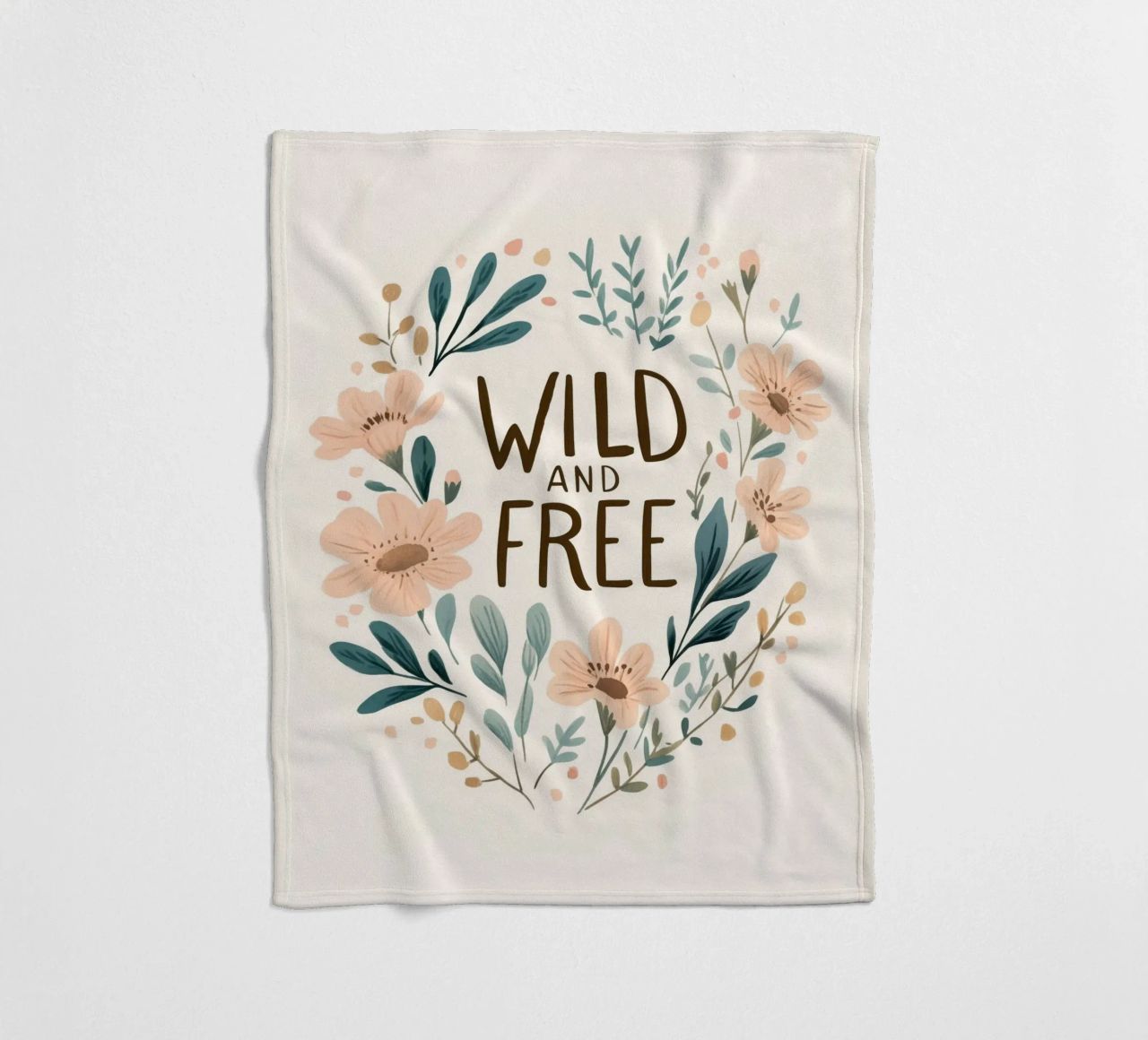 Wild And Free (Version 1) coperta in pile da treechild