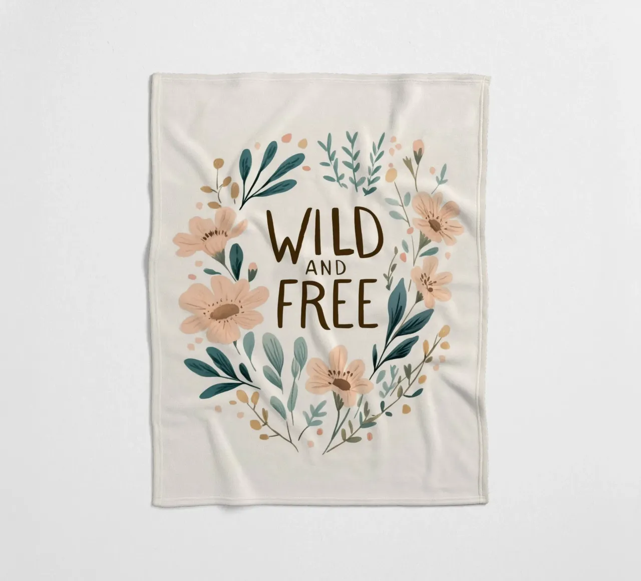 Wild And Free (Version 1) coperta in pile da treechild