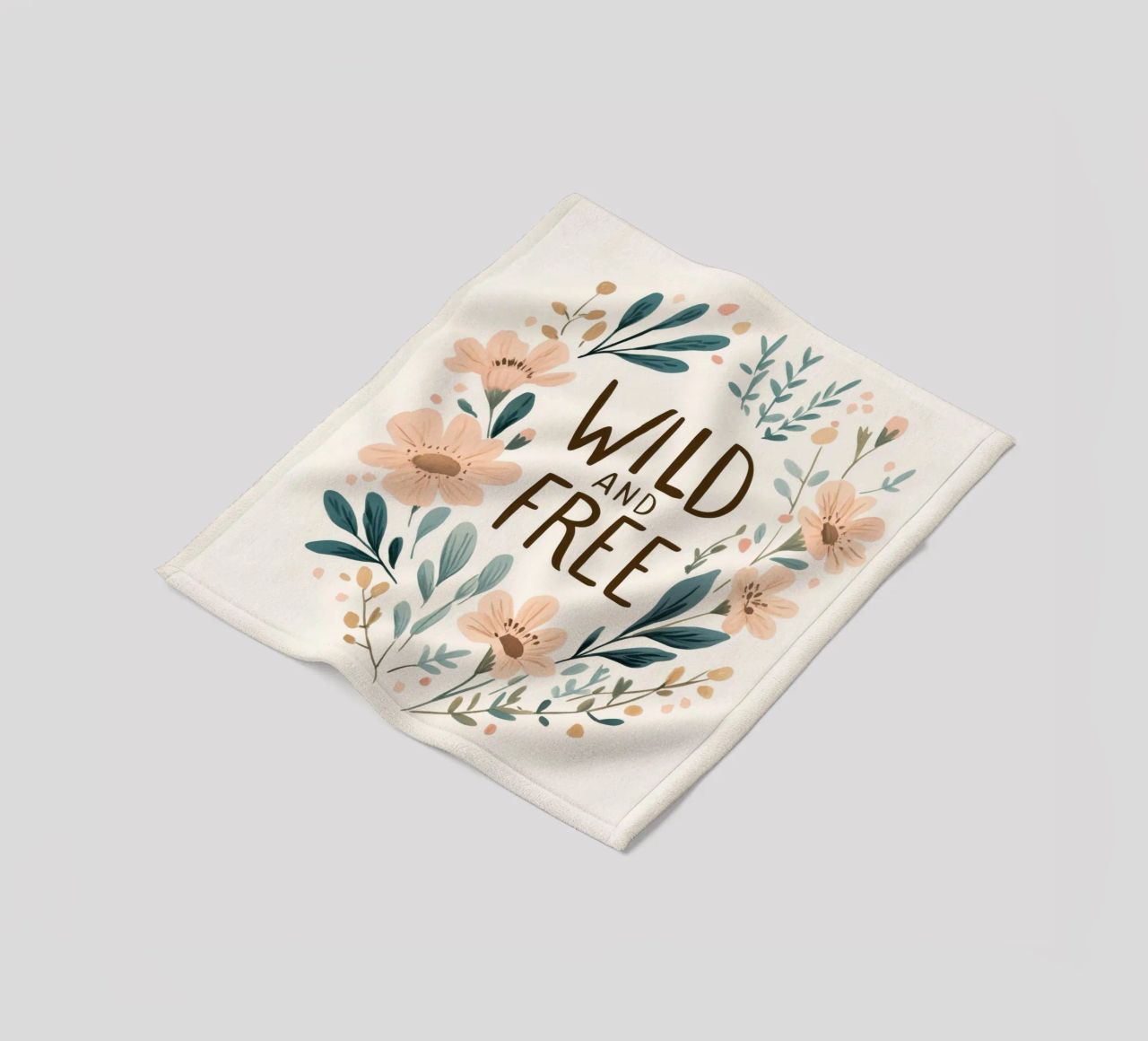 Wild And Free (Version 1) coperta in pile da treechild