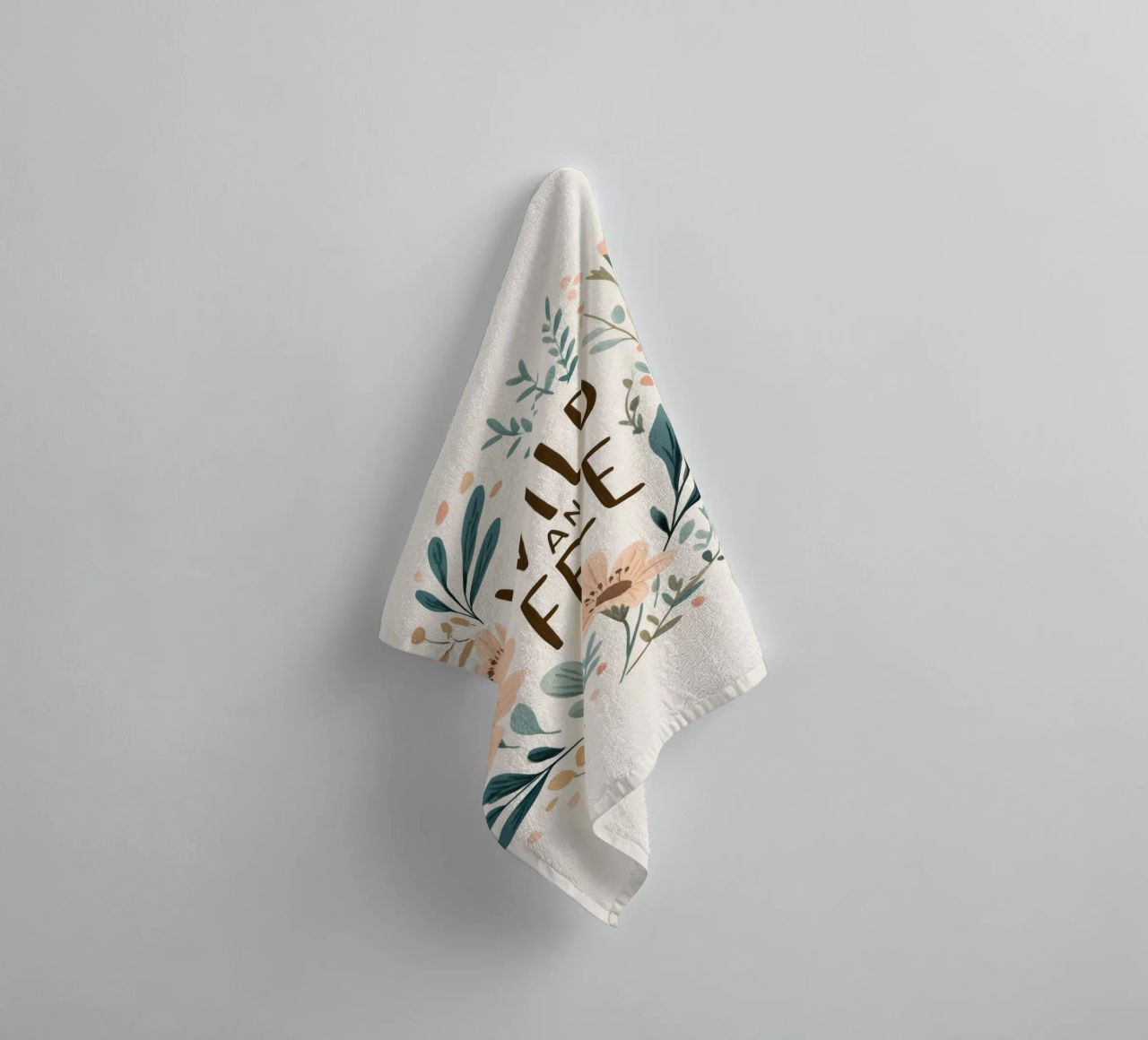 Wild And Free (Version 1) asciugamano da bagno da treechild