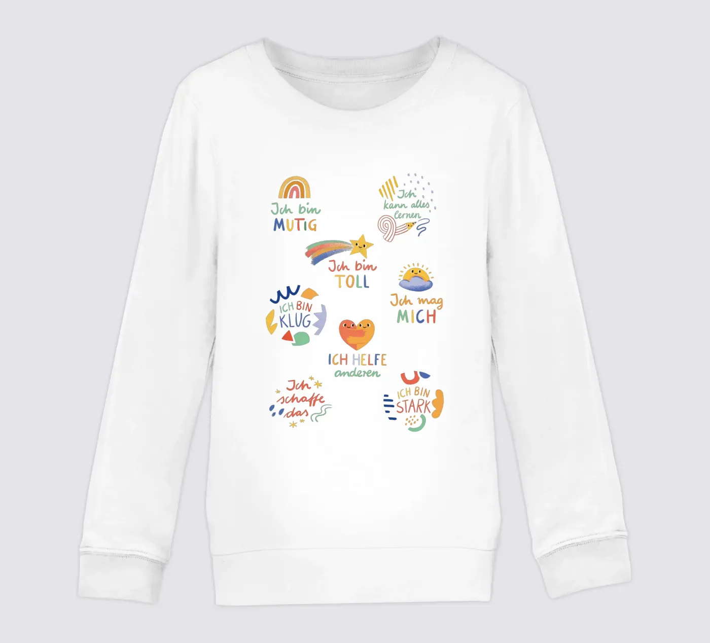 Affirmationen felpa bambino da VIERUNDFÜNFZIG