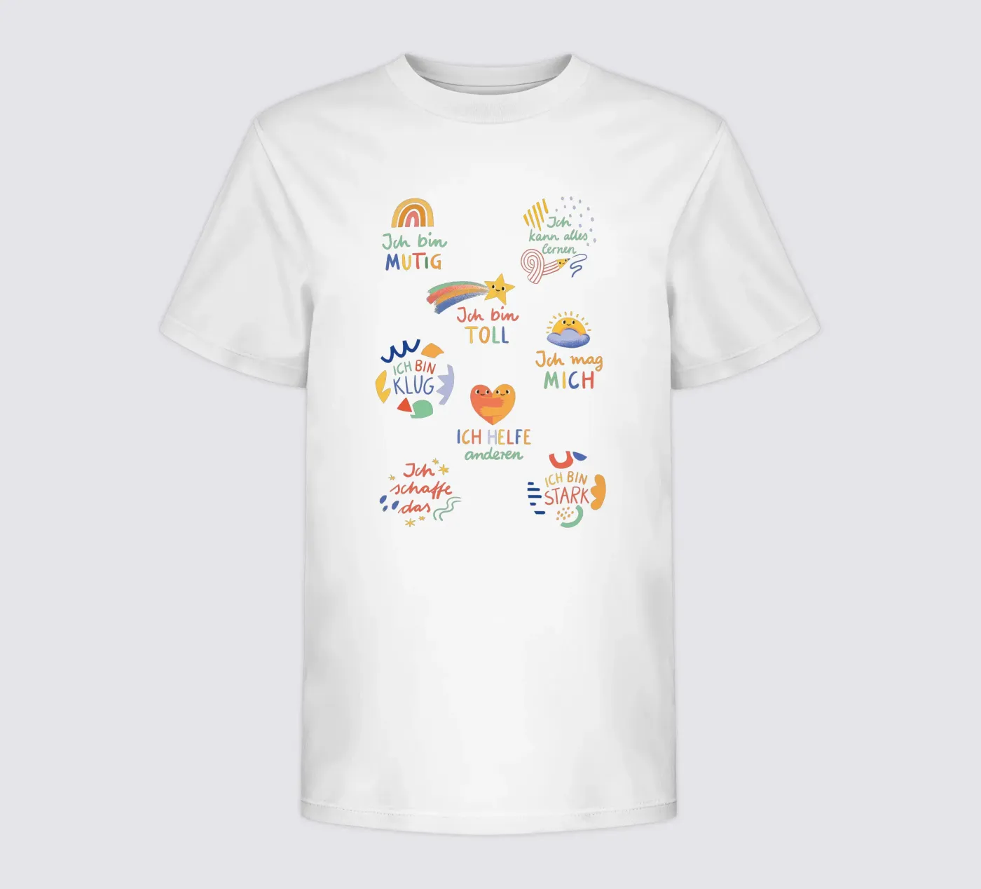 Affirmationen t-shirt bambini da VIERUNDFÜNFZIG