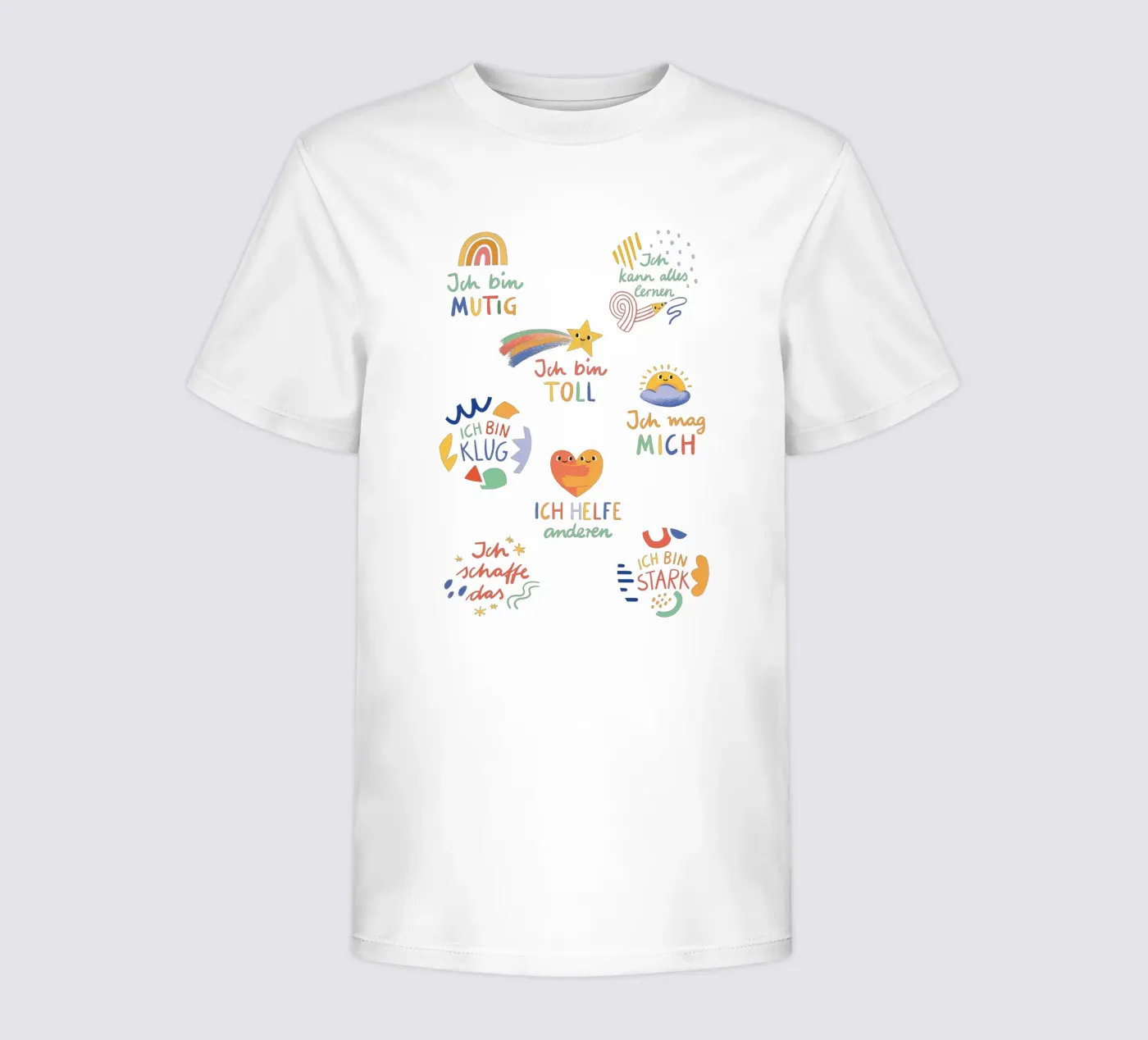 Affirmationen t-shirt bambini da VIERUNDFÜNFZIG
