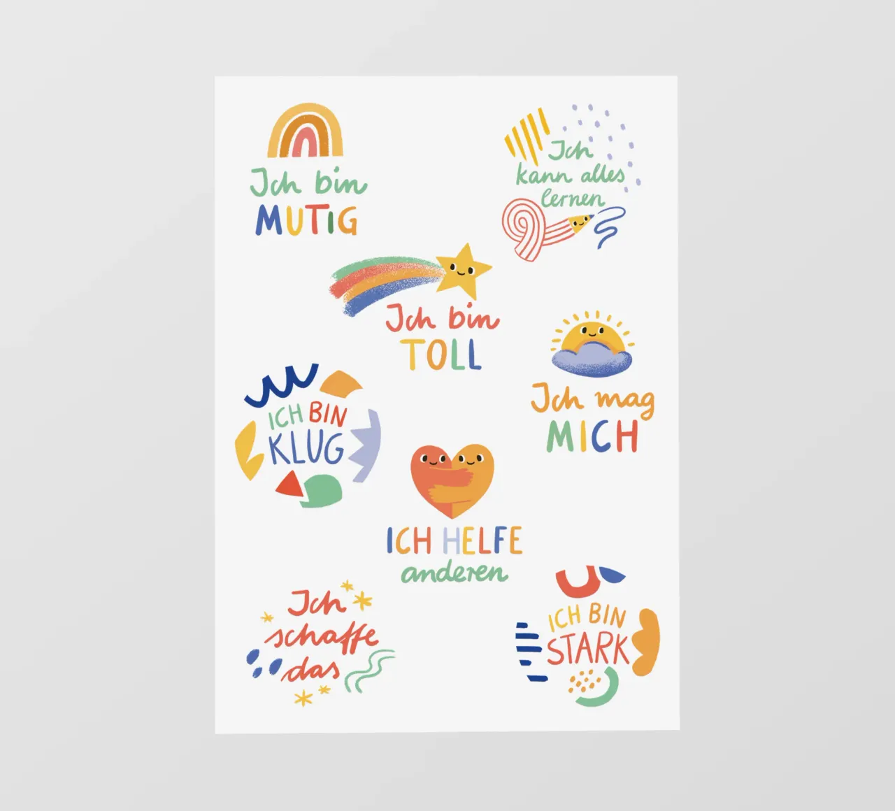 Affirmationen pellicola backlit da VIERUNDFÜNFZIG