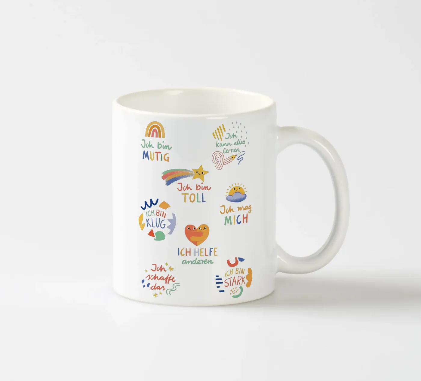 Affirmationen ceramic mug by VIERUNDFÜNFZIG