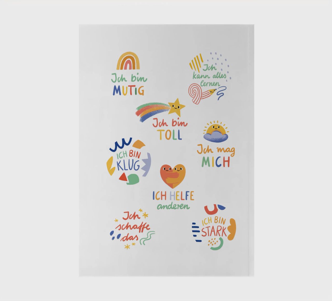 Affirmationen notebook by VIERUNDFÜNFZIG
