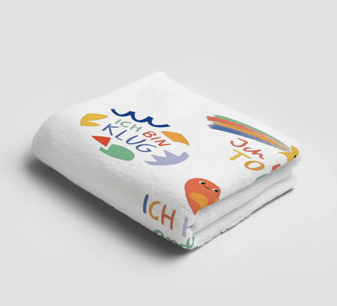 Affirmationen towel by VIERUNDFÜNFZIG