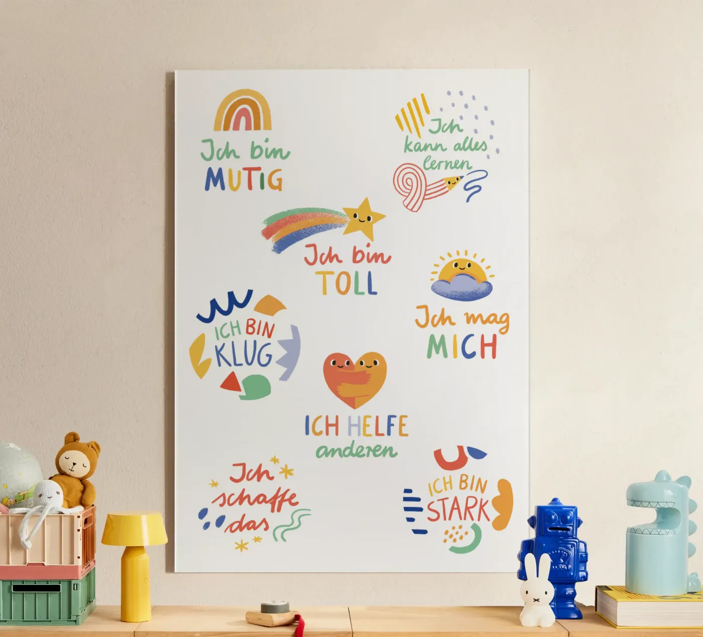 Affirmationen plexiglass da VIERUNDFÜNFZIG