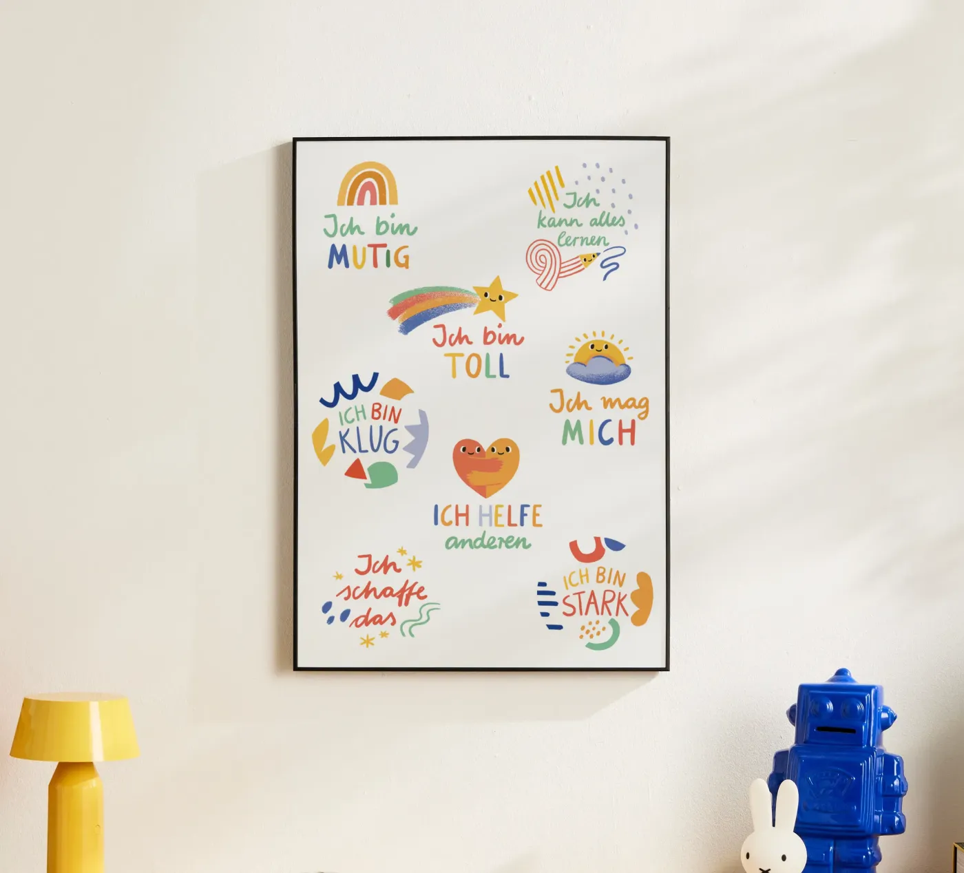 Affirmationen alluminio dibond da VIERUNDFÜNFZIG
