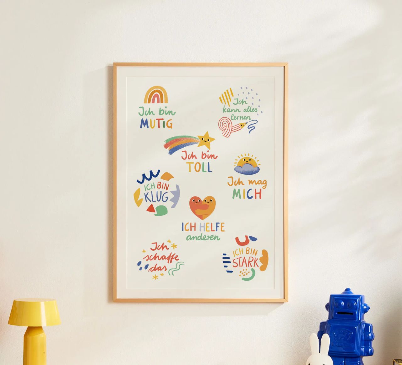 Affirmationen poster de VIERUNDFÜNFZIG