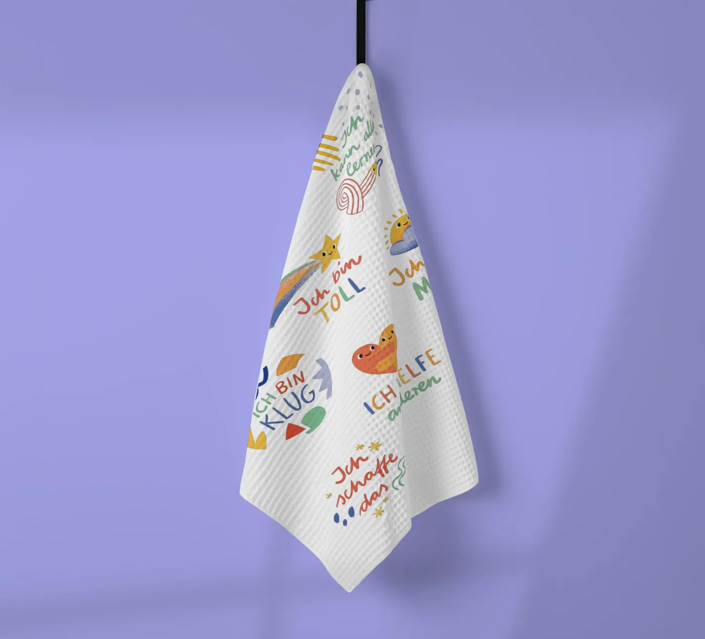 Affirmationen Geschirrtuch von VIERUNDFÜNFZIG