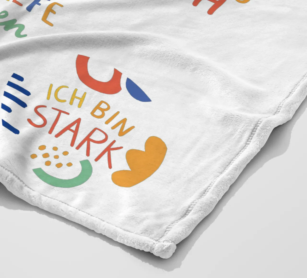 Affirmationen Fleecedecke von VIERUNDFÜNFZIG