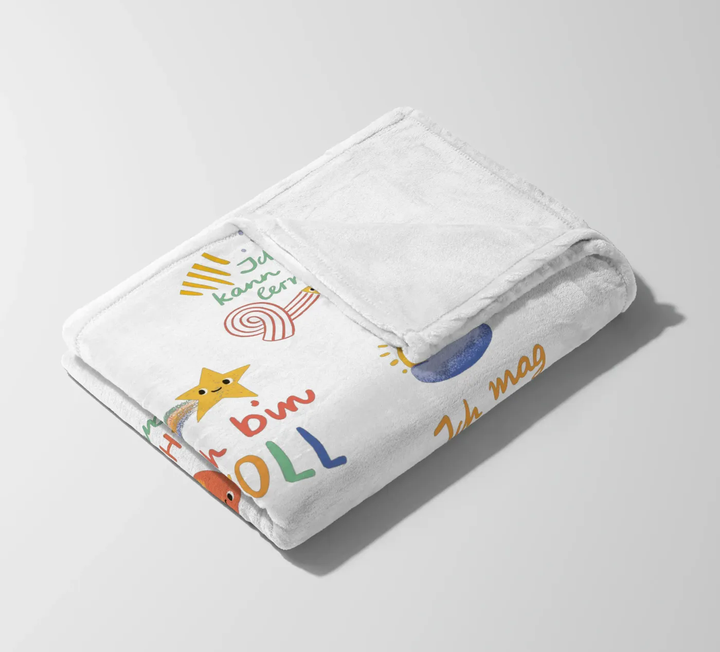 Affirmationen Fleecedecke von VIERUNDFÜNFZIG