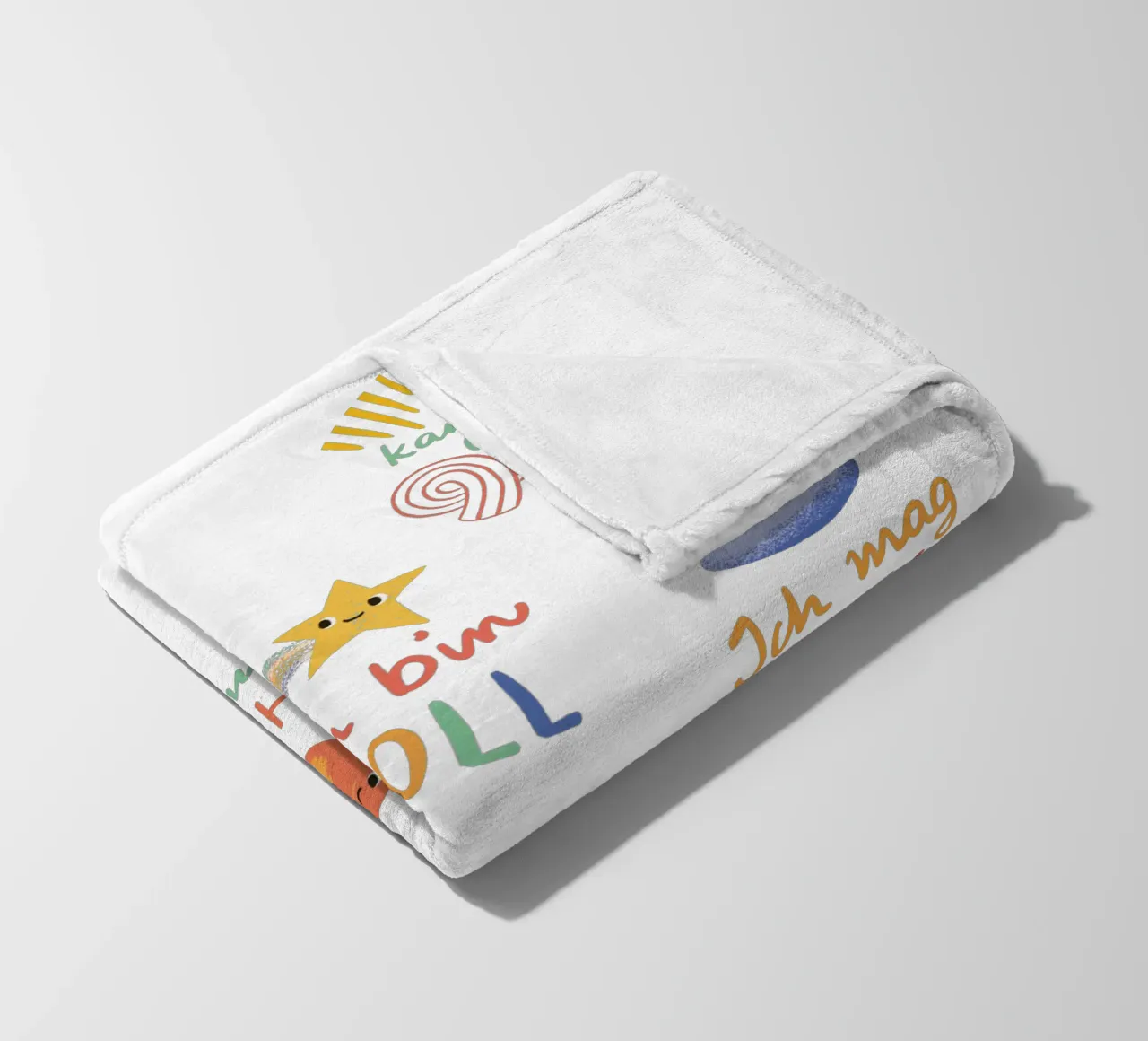 Affirmationen Fleecedecke von VIERUNDFÜNFZIG