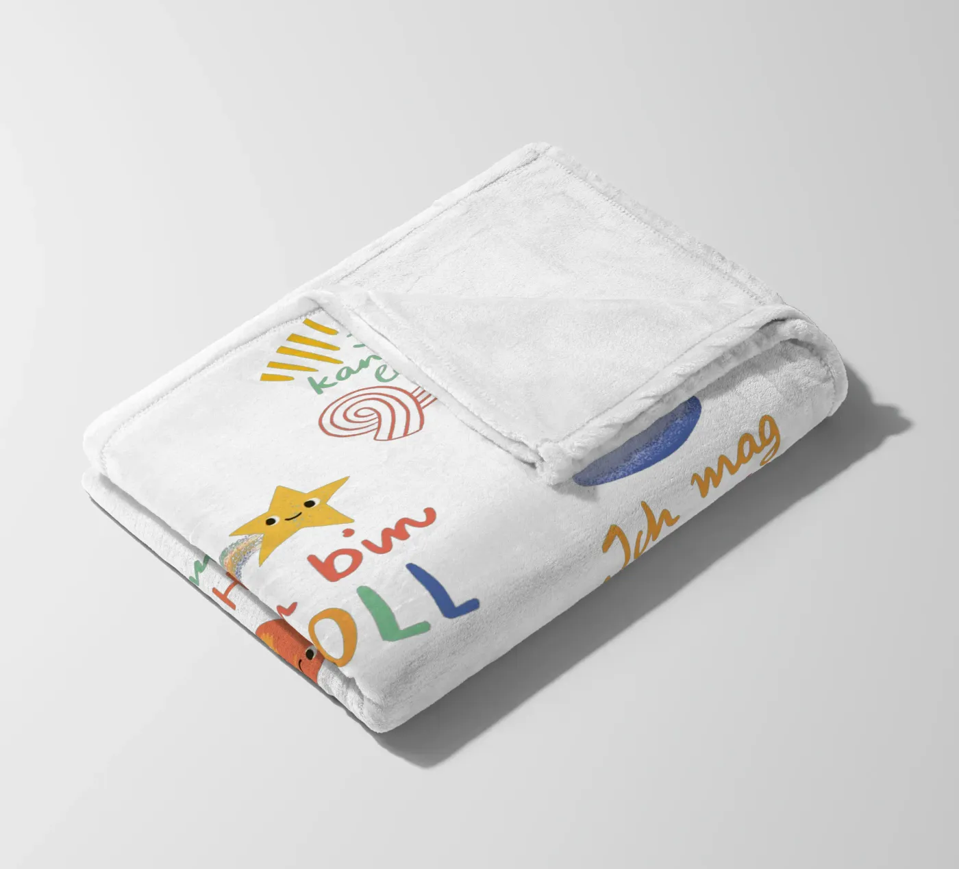 Affirmationen Fleecedecke von VIERUNDFÜNFZIG