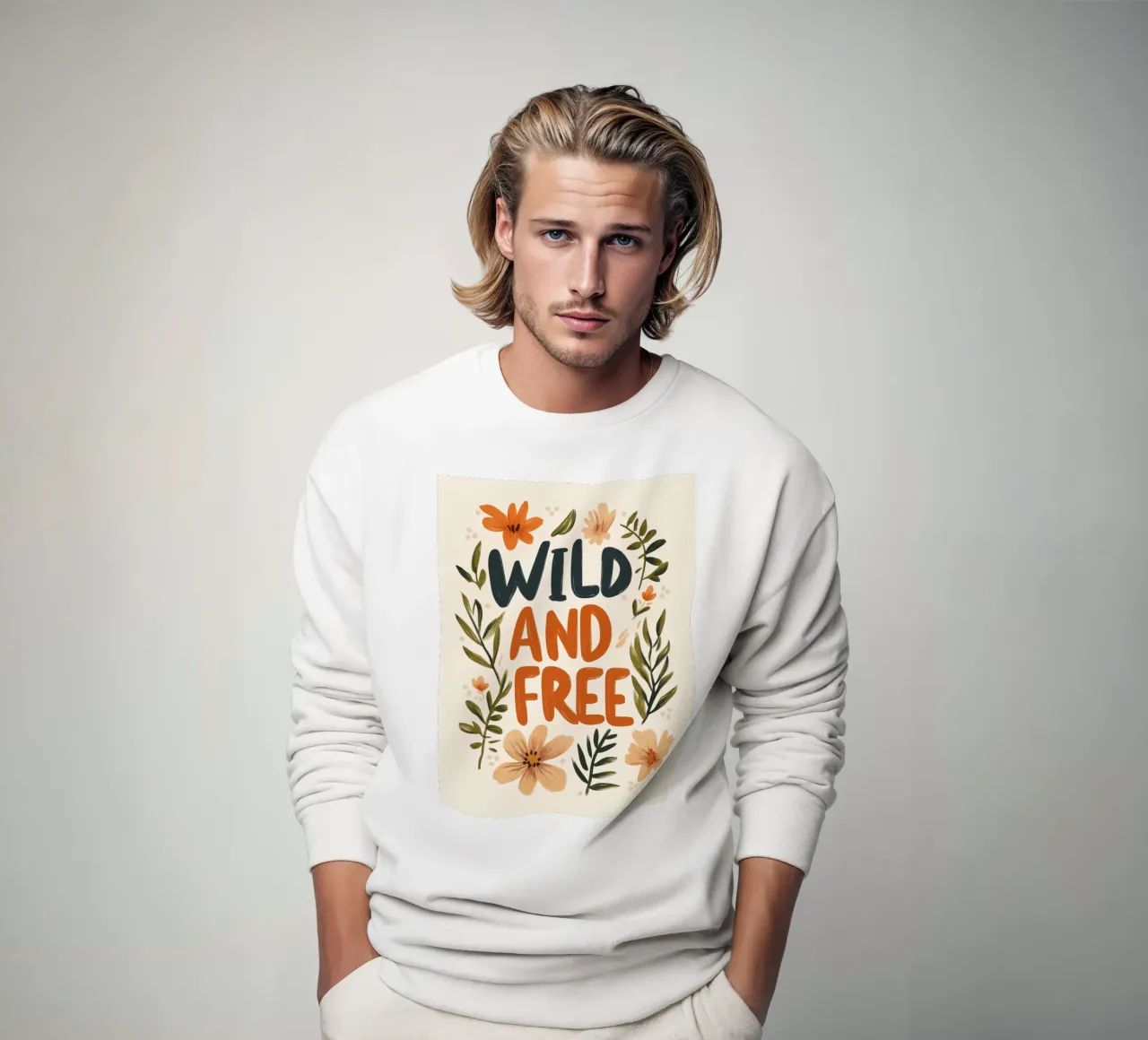 Wild And Free (Version 2) felpa da treechild