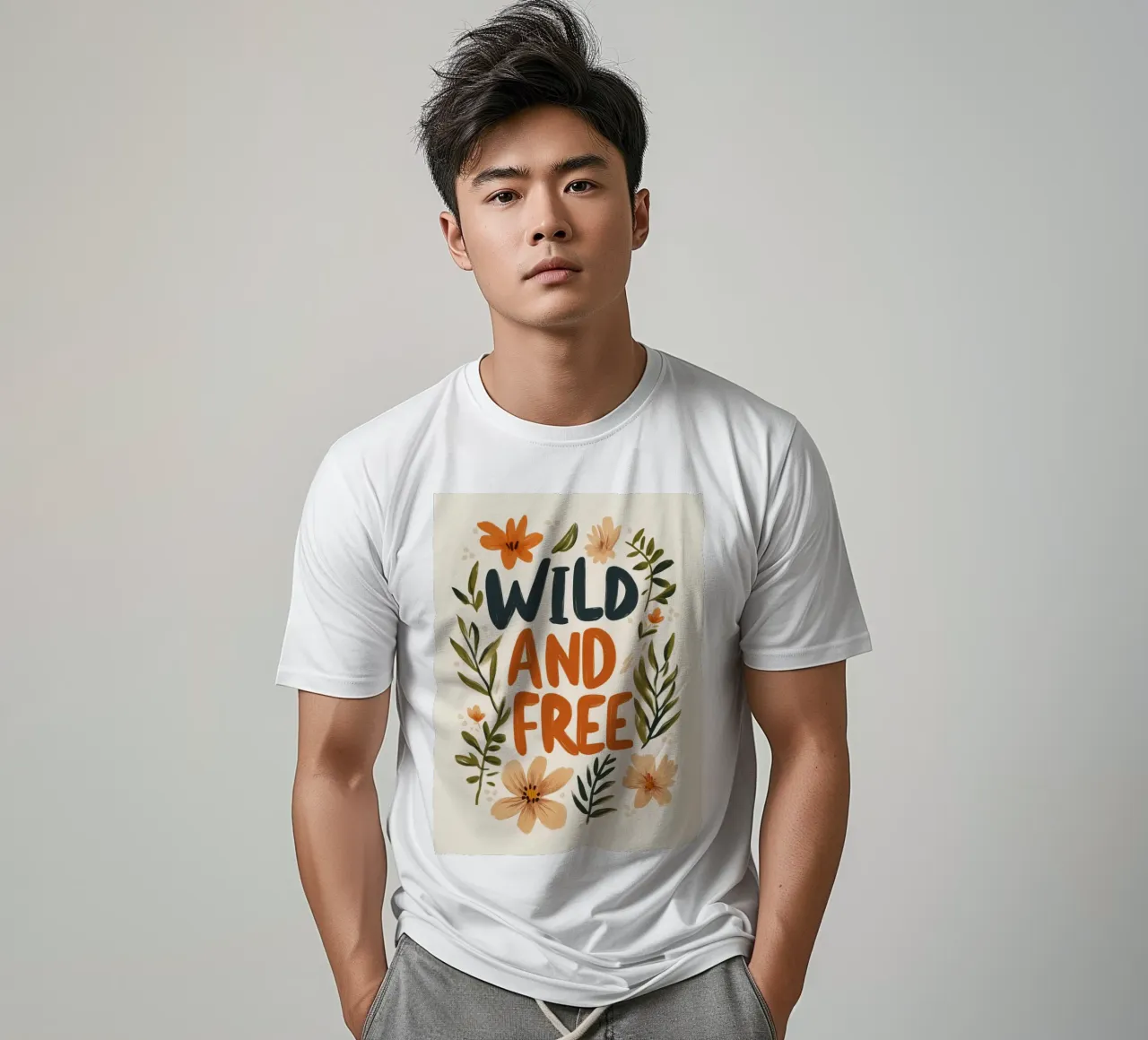 Wild And Free (Version 2) t-shirt da treechild