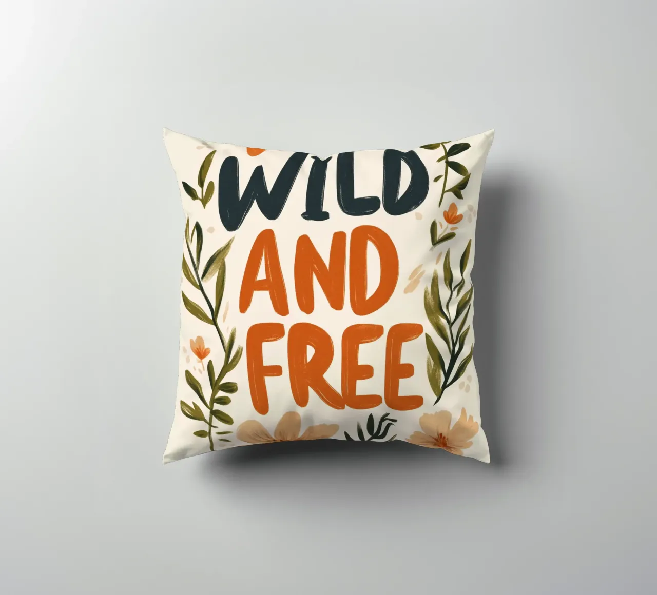 Wild And Free (Version 2) cuscino da treechild