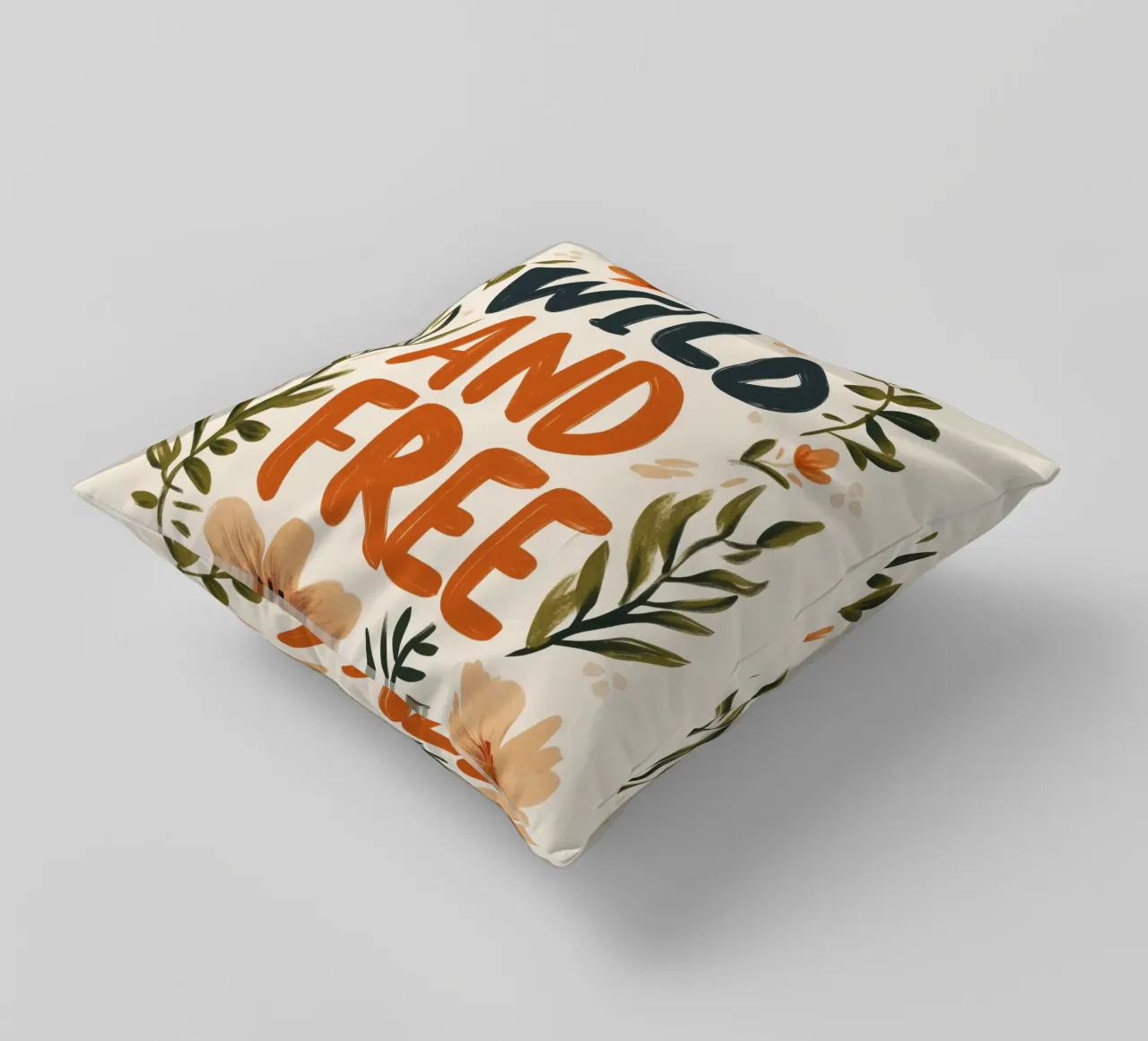 Wild And Free (Version 2) cuscino da treechild