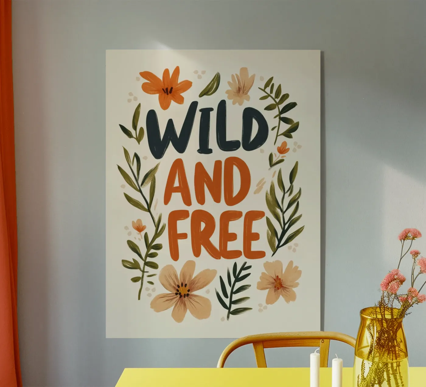 Wild And Free (Version 2) plexiglass da treechild