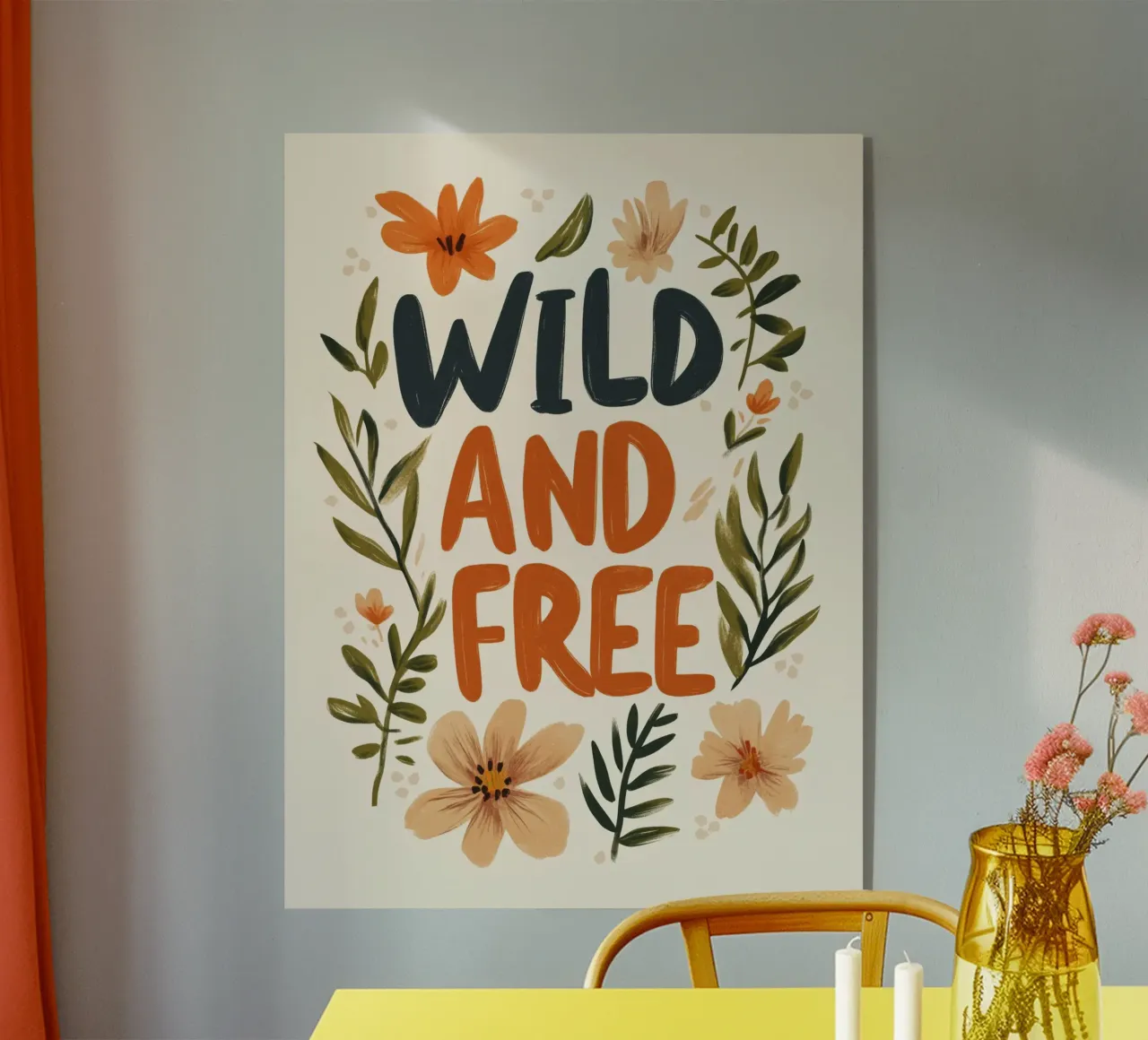 Wild And Free (Version 2) plexiglass da treechild