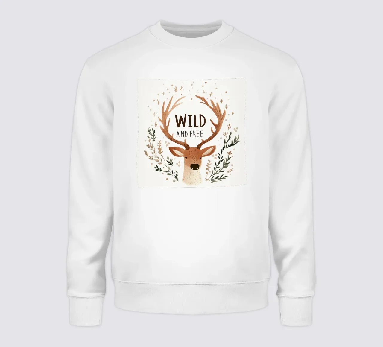 Wild And Free (Version 3) felpa da treechild