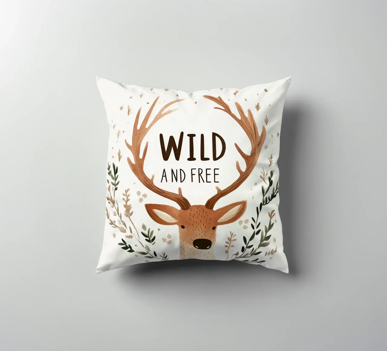 Wild And Free (Version 3) cuscino da treechild